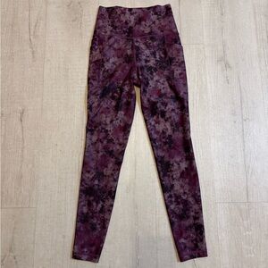Athleta Salutation Stash Pocket II Printed 7/8 Tight Leggings Women’s Size XXS